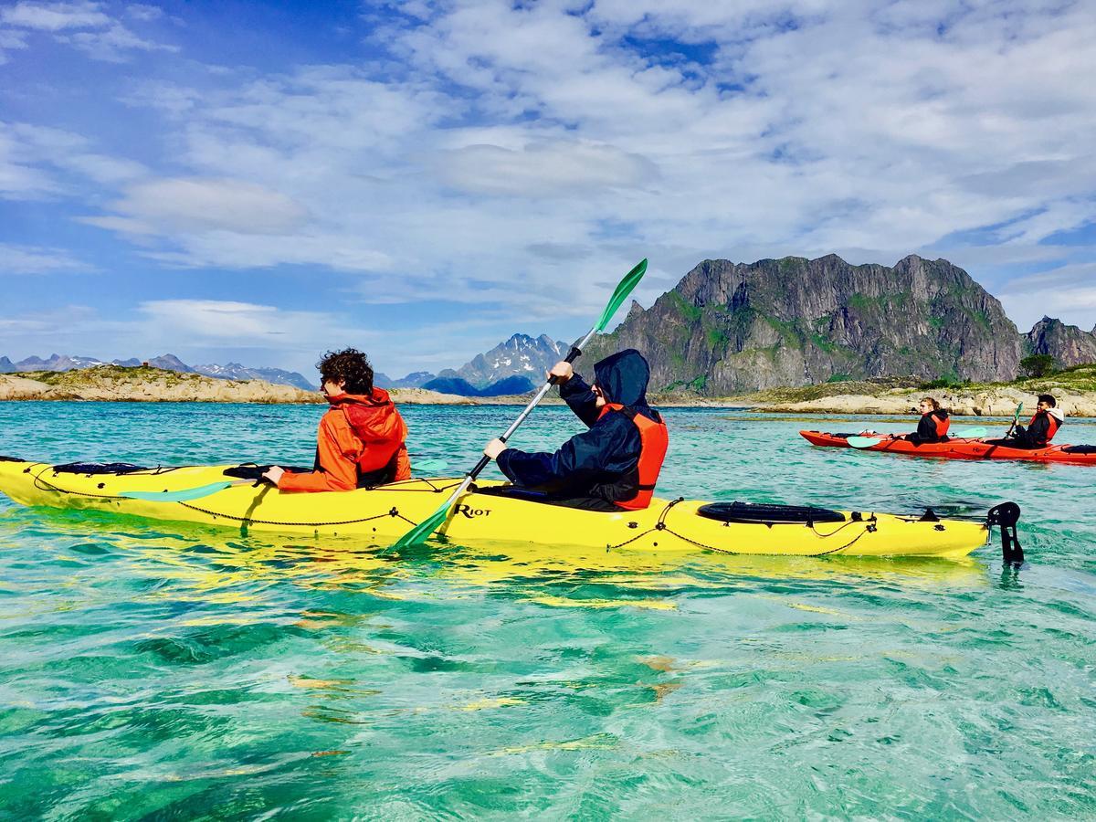 Lofoten Beach Glamping Skrova Экстерьер фото